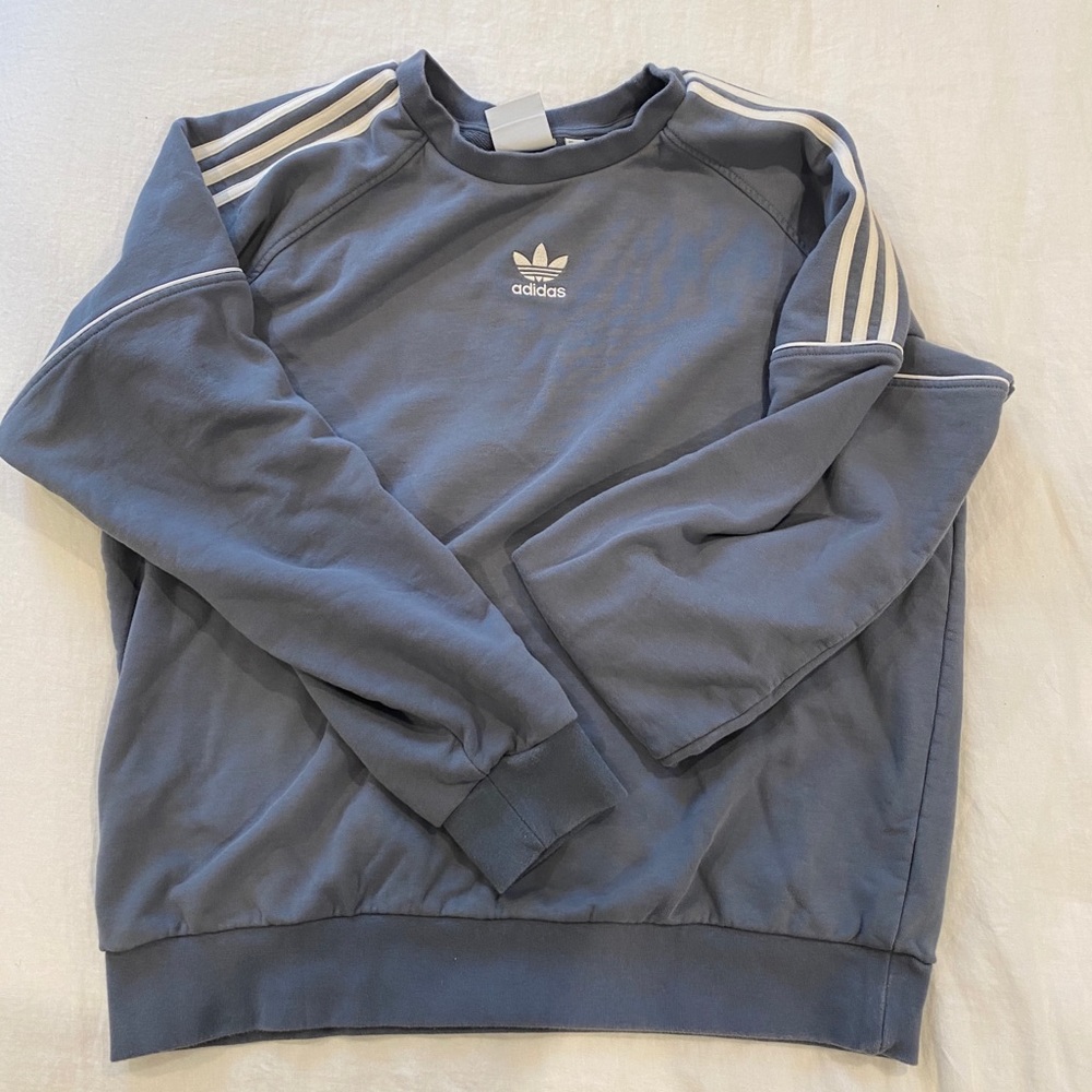 Adidas Gray/Purple Sweatshirt